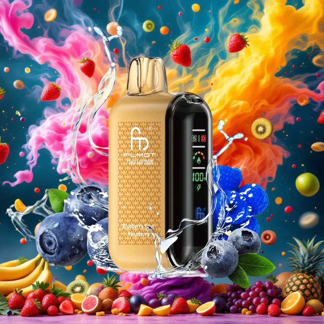 Randm Tornado Vape 20000 Blueberry Sour Raspberry 🫐🌀