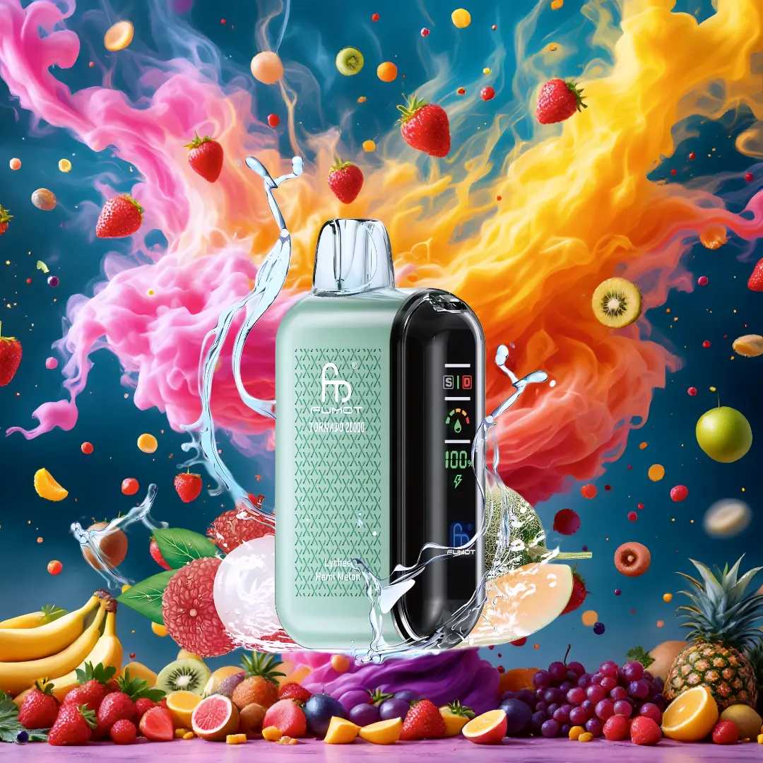 Randm Tornado Vape 20000 Lychee Hami Melon 🍈