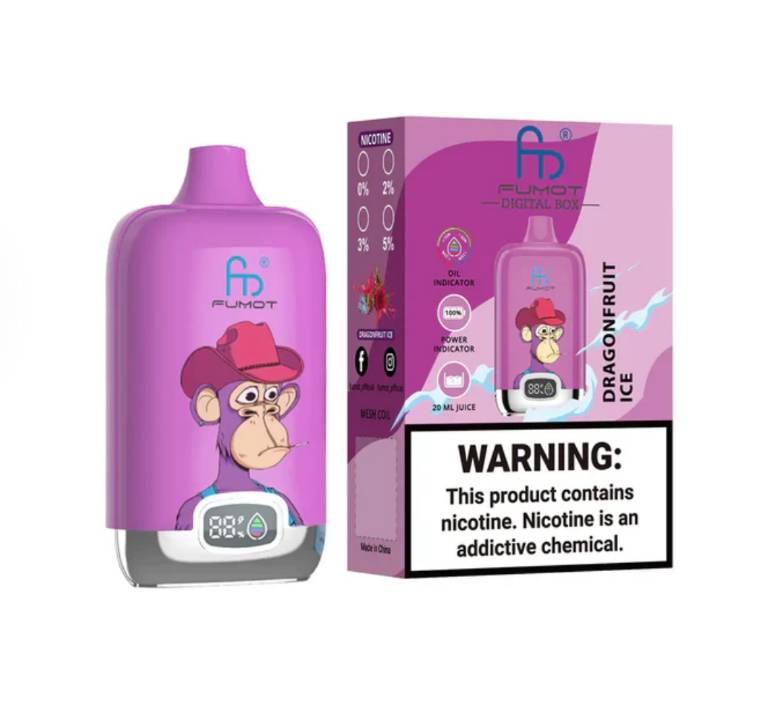 Randm Digital Box 12000 Dragonfruit Ice 🧊🐉