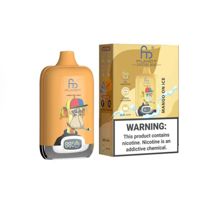 Randm Digital Box 12000 Mango On Ice 🥭🧊