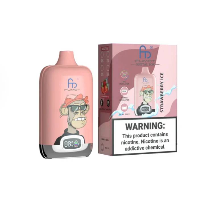 Randm Digital Box 12000 Strawberry Ice 🍓🧊