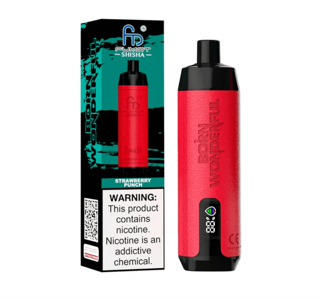 Randm Shisha Vape 10000 Strawberry Punch 🍓🍹