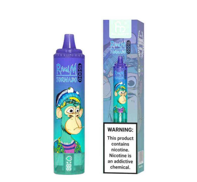 Randm Tornado Vape 15000 Blueberry On Ice 🫐🧊