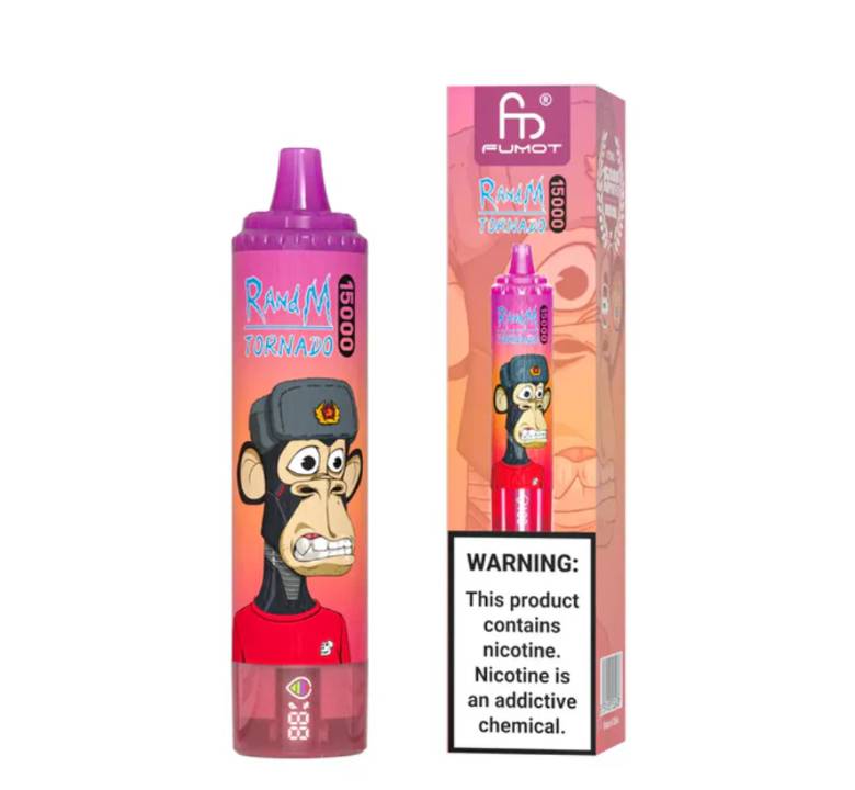 Randm Tornado Vape 15000 Dragon Fruit 🐉⚪️