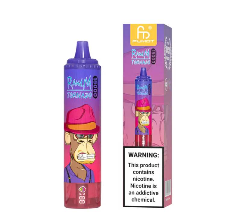 Randm Tornado Vape 15000 Sour Apple 🍏