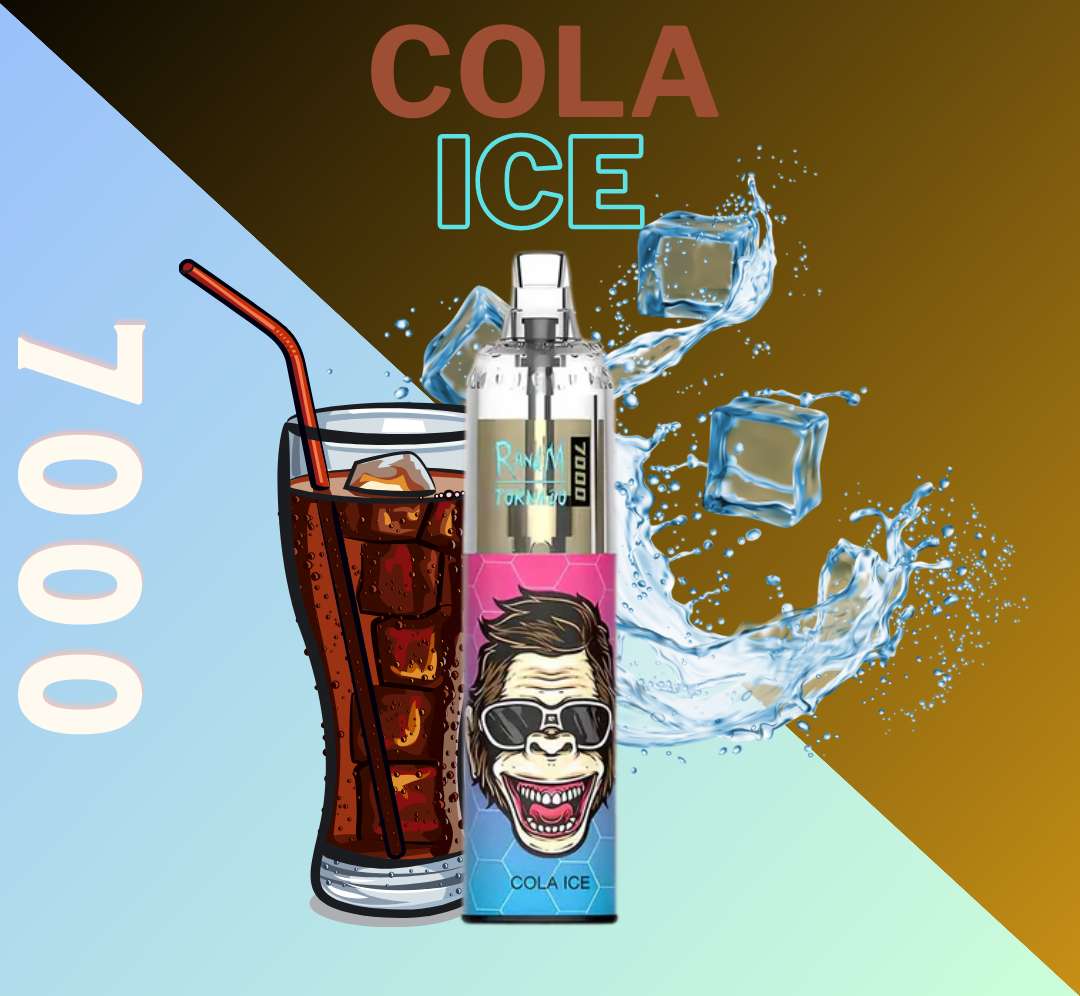 RandM Tornado Vape 7000 Cola Ice 🥤🧊