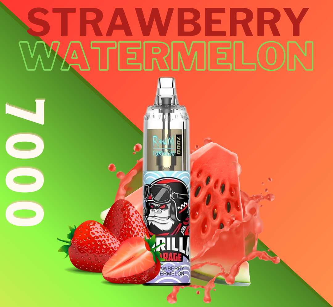 RandM Tornado Vape 7000 Strawberry Watermelon 🍓🍉