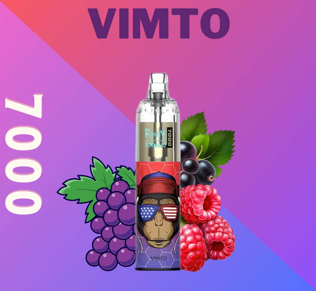 RandM Tornado Vape 7000 Vimto 🫐🍓🧊
