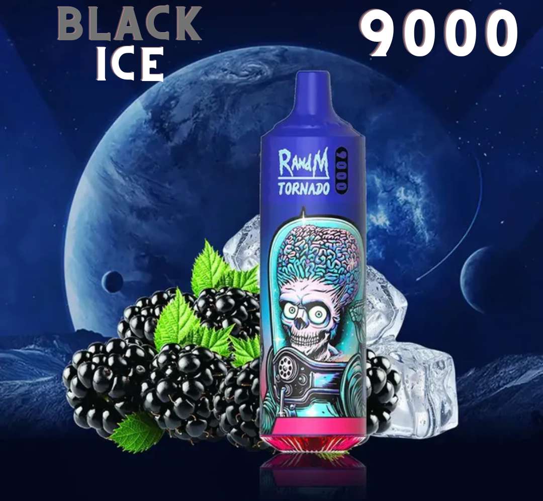 Randm Tornado Vape 9000 Black Ice 🧊