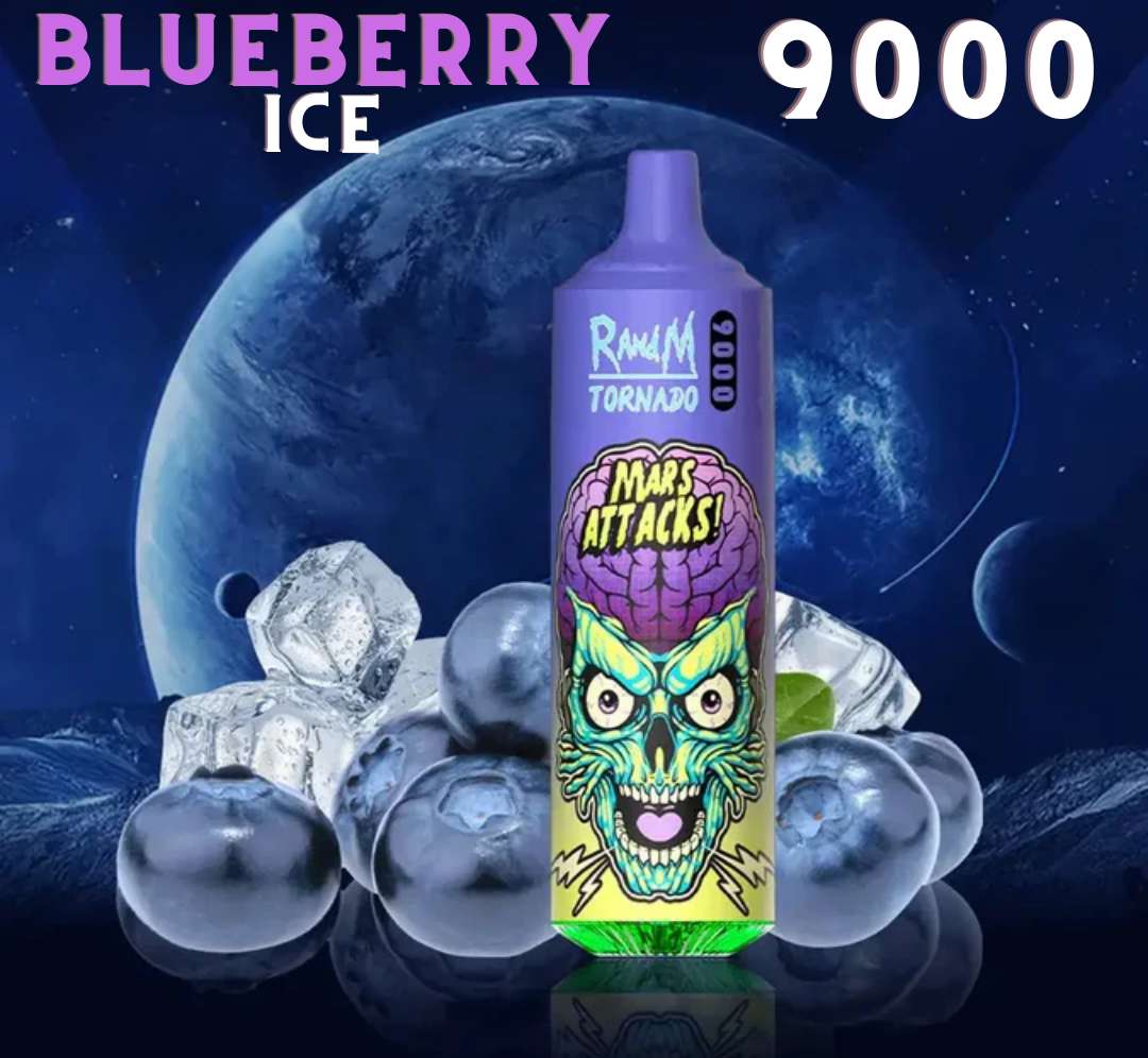 Randm Tornado Vape 9000 Blueberry Ice ⭐