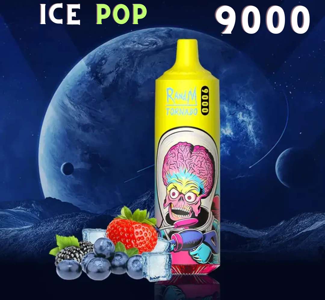 Randm Tornado Vape 9000 Ice Pop 🧊