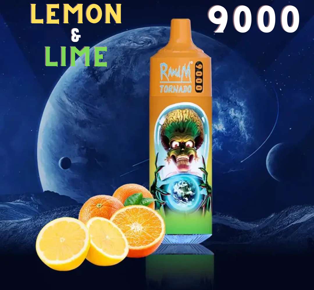 Randm Tornado Vape 9000 Lemon & Lime 🍋🍊