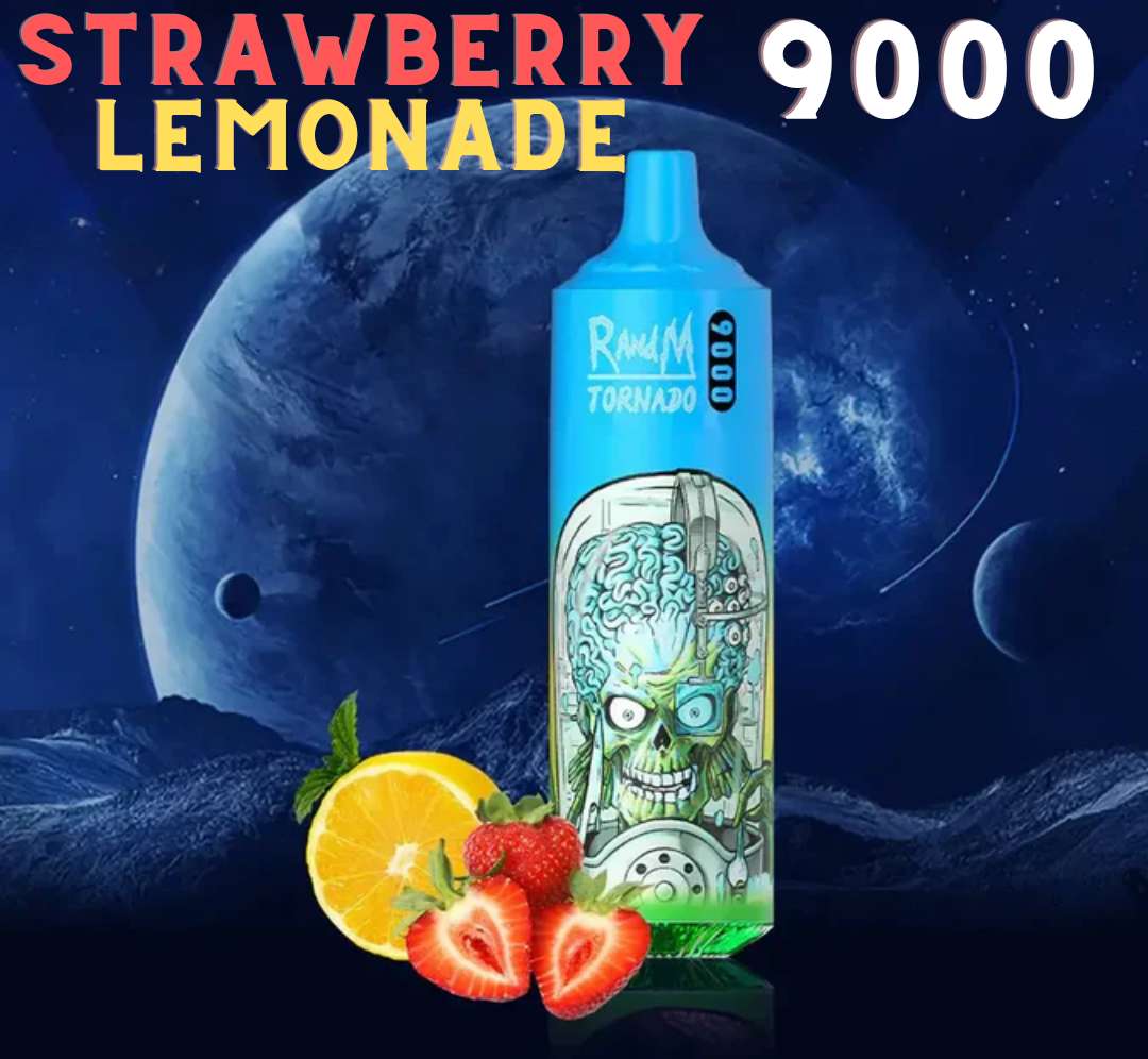 Randm Tornado Vape 9000 Strawberry Lemonade 🍓🥤