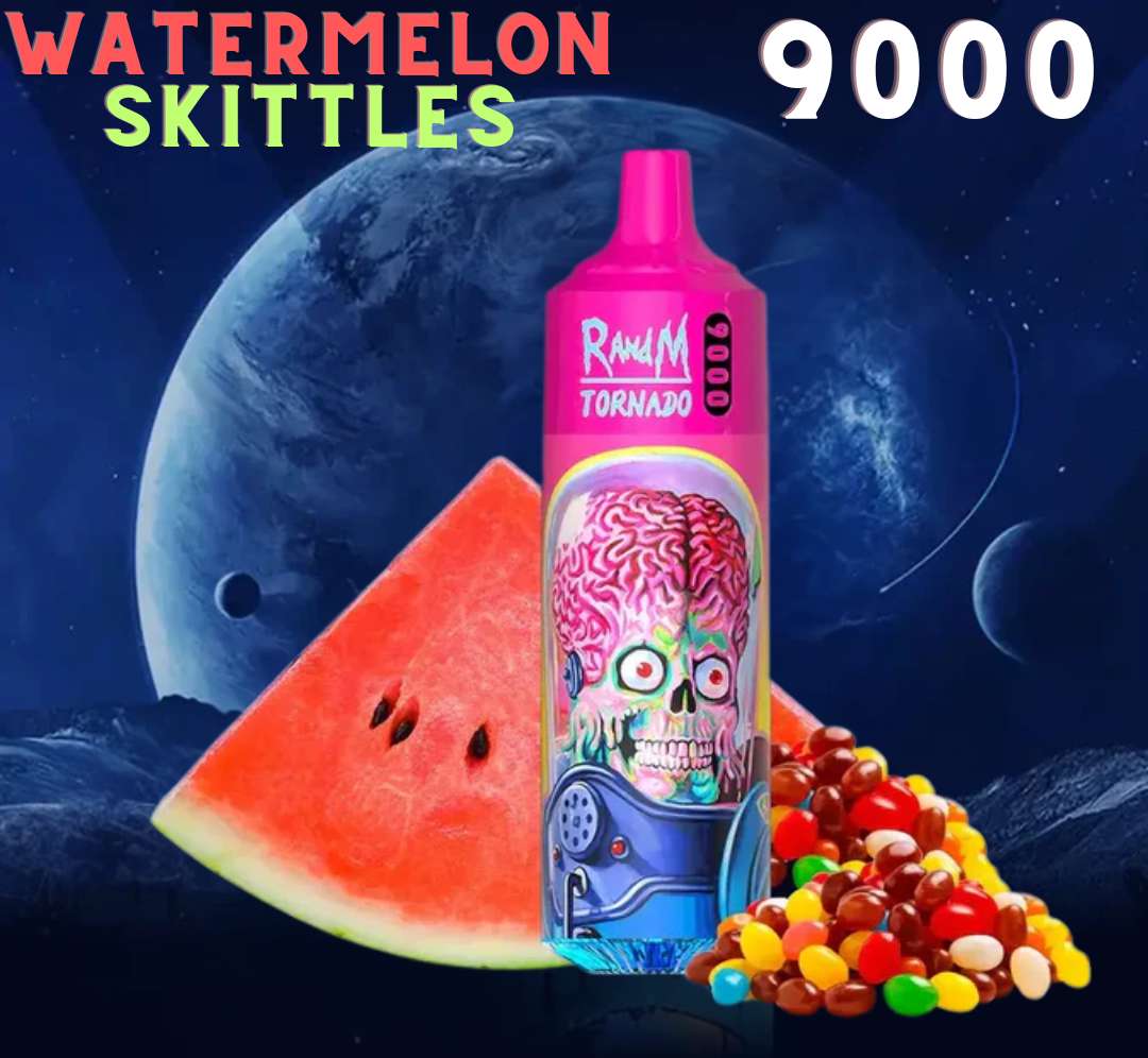 Randm Tornado Vape 9000 Watermelon Skittles ⭐