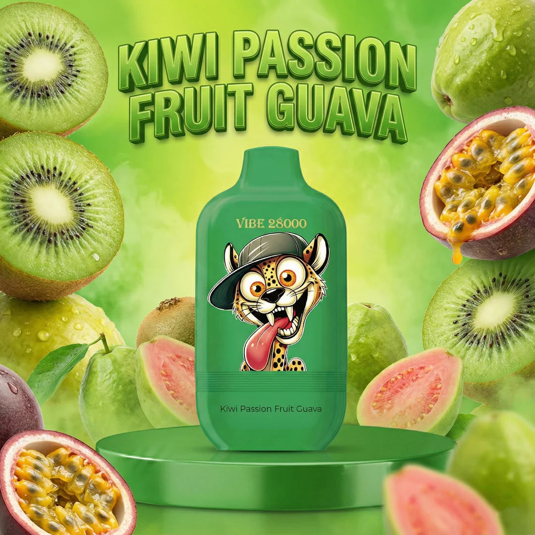 RandM Tornado Vibe 28000 Kiwi Passion Fruit Guava