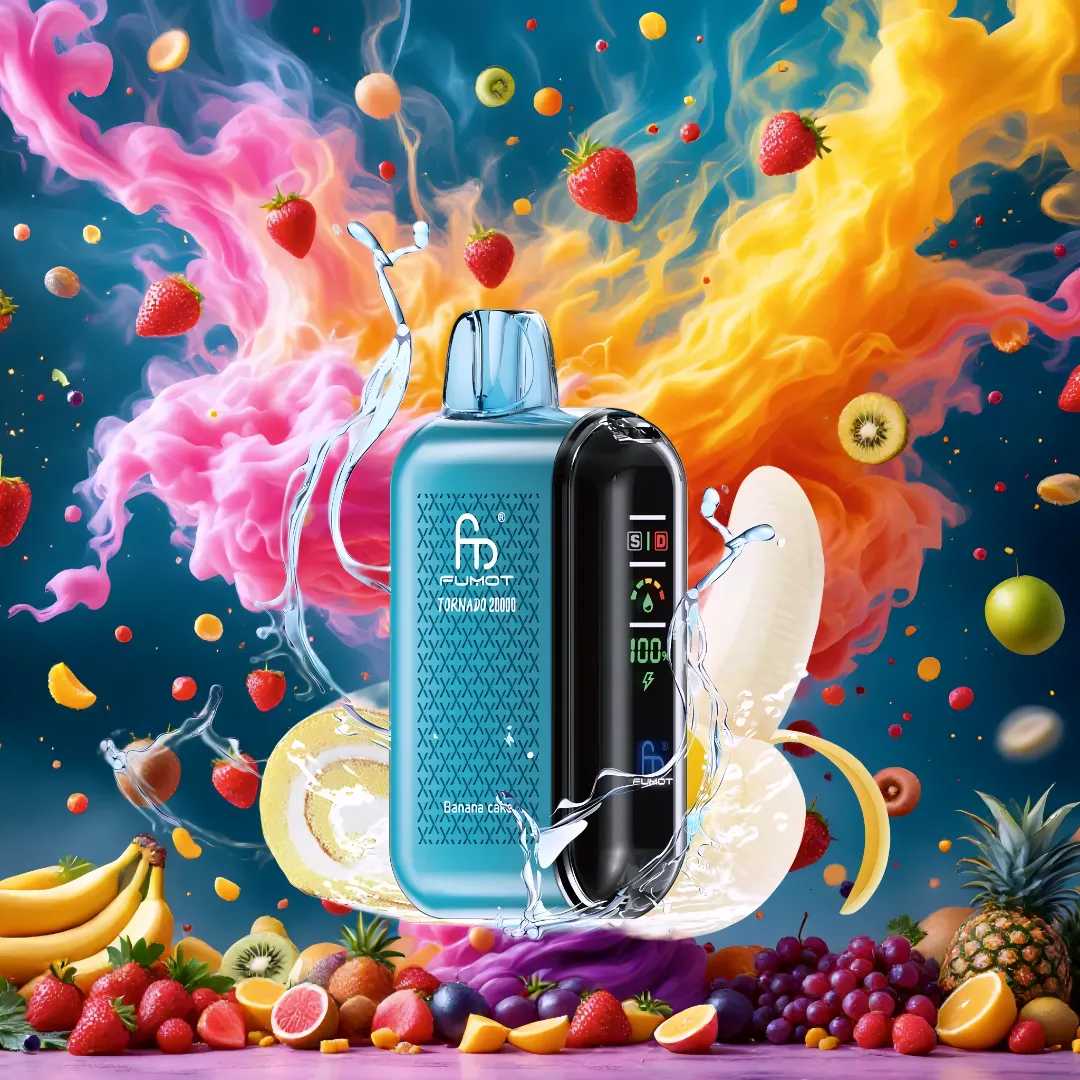 Randm Tornado Vape 20000 Banana Cake 🍌🍰