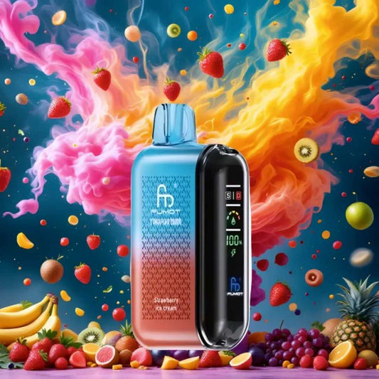 Randm Tornado Vape 20000 Strawberry Ice Cream 🍓🍨
