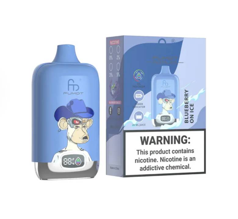 Randm Digital Box 12000 Blueberry on Ice 🫐🧊