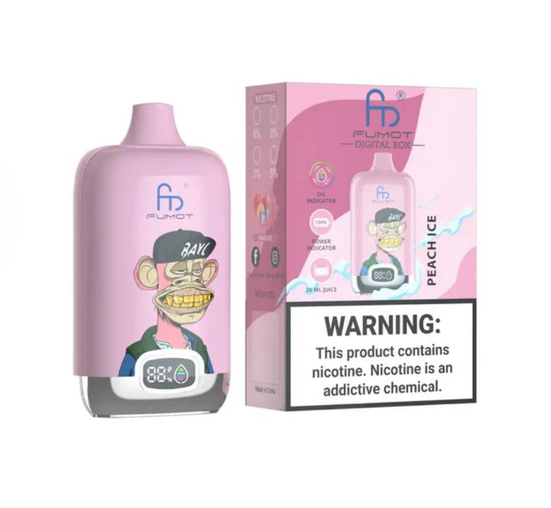 Randm Digital Box 12000 Peach Ice 🍑🧊