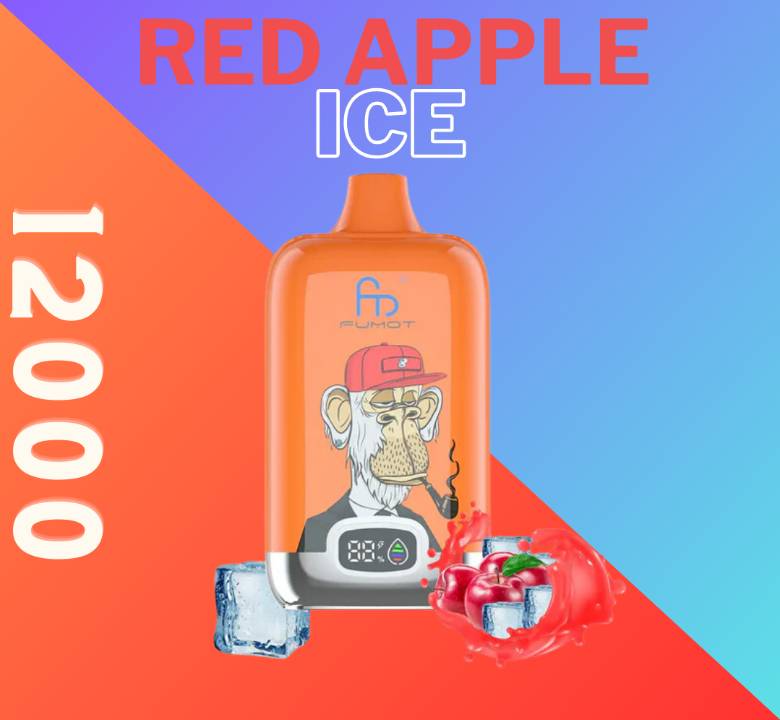 Randm Digital Box 12000 Red Apple Ice 🍎🧊