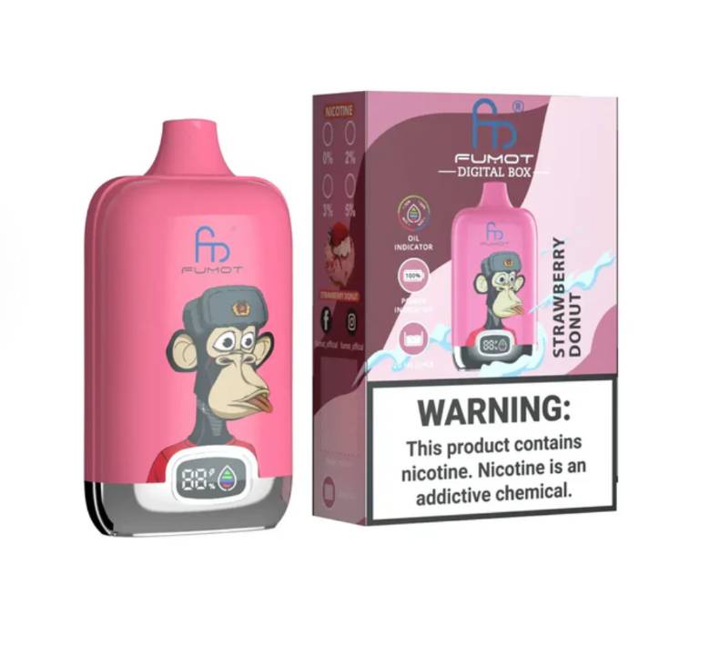 Randm Digital Box 12000 Strawberry Donut 🍓🍩