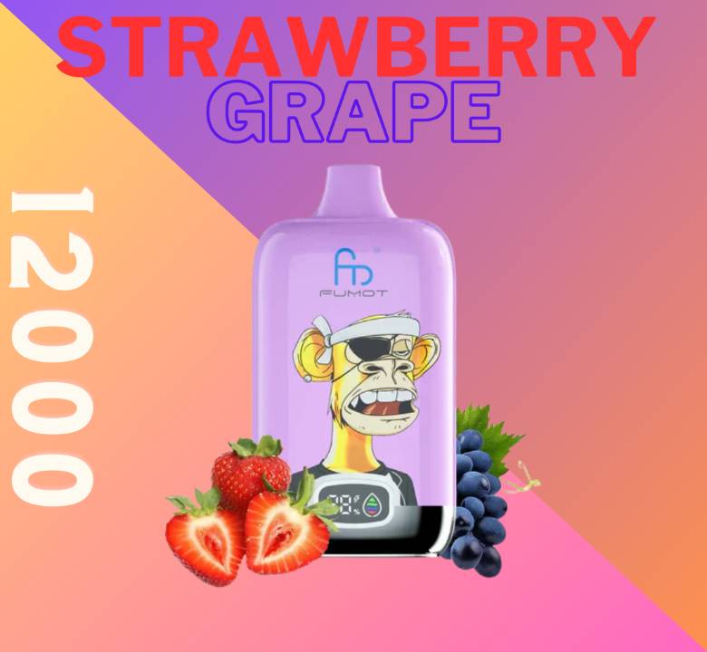Randm Digital Box 12000 Strawberry Grape 🍓🍇
