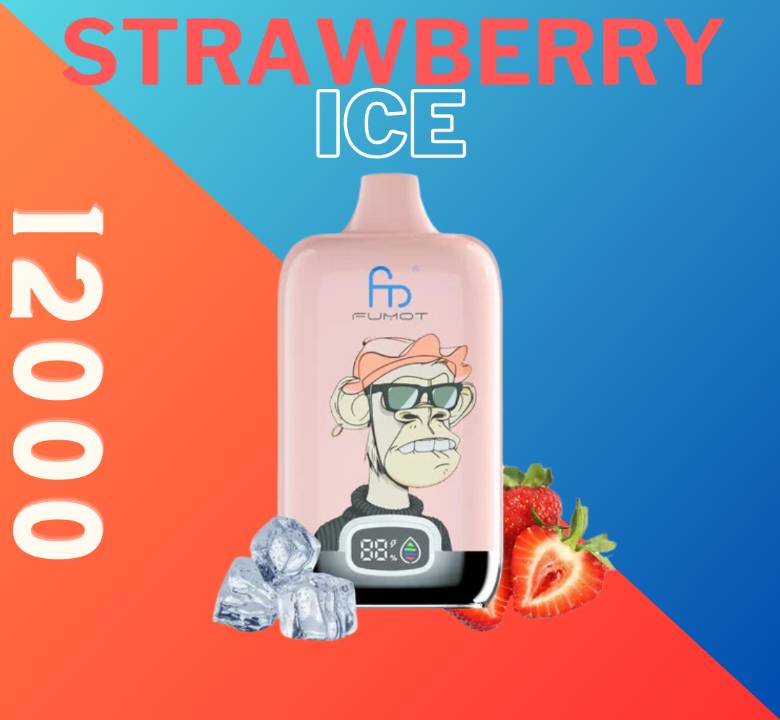 Randm Digital Box 12000 Strawberry Ice 🍓🧊