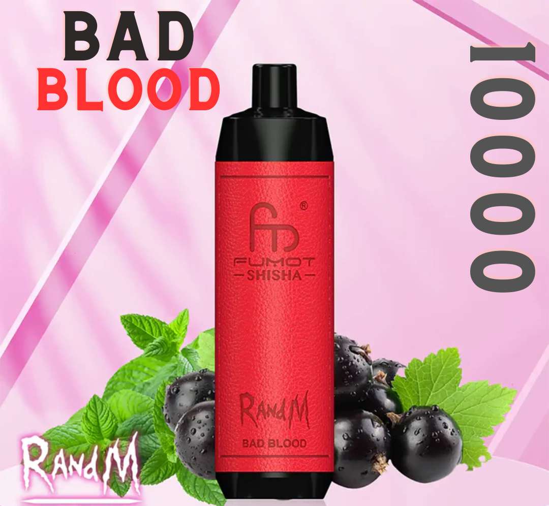 Randm Shisha Vape 10000 Bad Blood 🫐🧊🍃