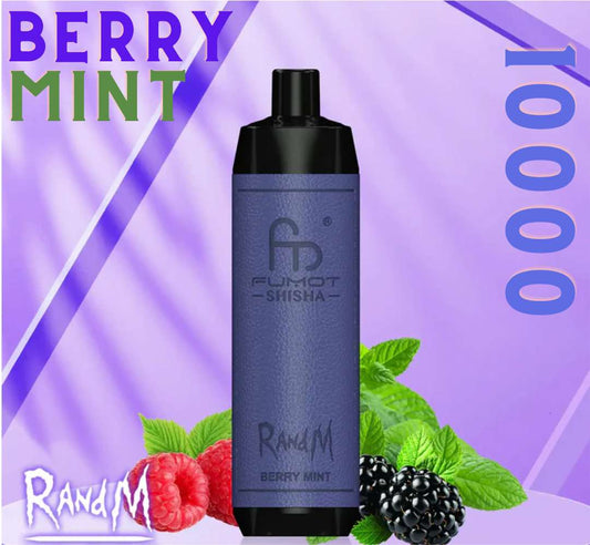 Randm Shisha Vape 10000 Berry Mint 🍇🌿
