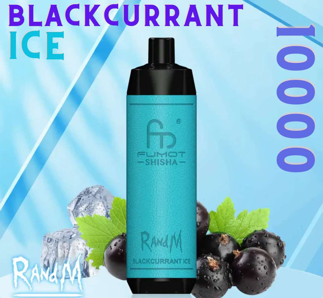 Randm Shisha Vape 10000 Blackcurrant Ice 🍇🧊