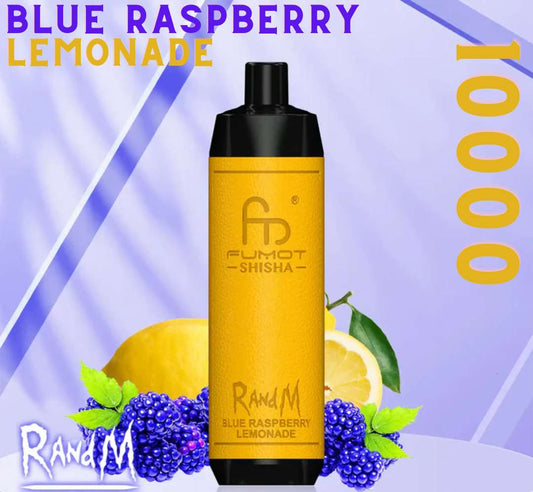 Randm Shisha Vape 10000 Blue Raspberry Lemonade 🍹🫐