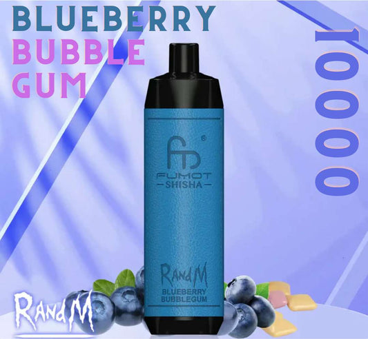 Randm Shisha Vape 10000 Blueberry Bubblegum 🫐🍬