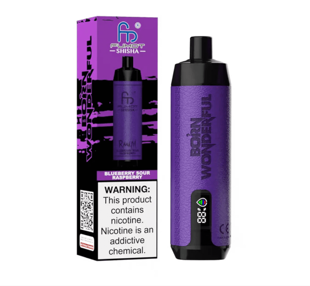 Randm Shisha Vape 10000 Blueberry Sour Raspberry 🫐🍋