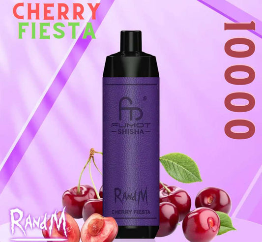 Randm Shisha Vape 10000 Cherry Festa 🍒🎉