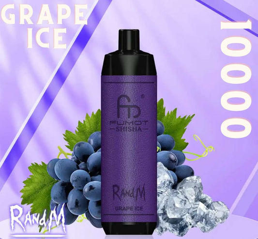 Randm Shisha Vape 10000 Grape Ice 🍇🧊