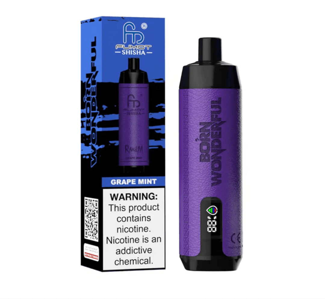 Randm Shisha Vape 10000 Grape Mint 🍇🌿