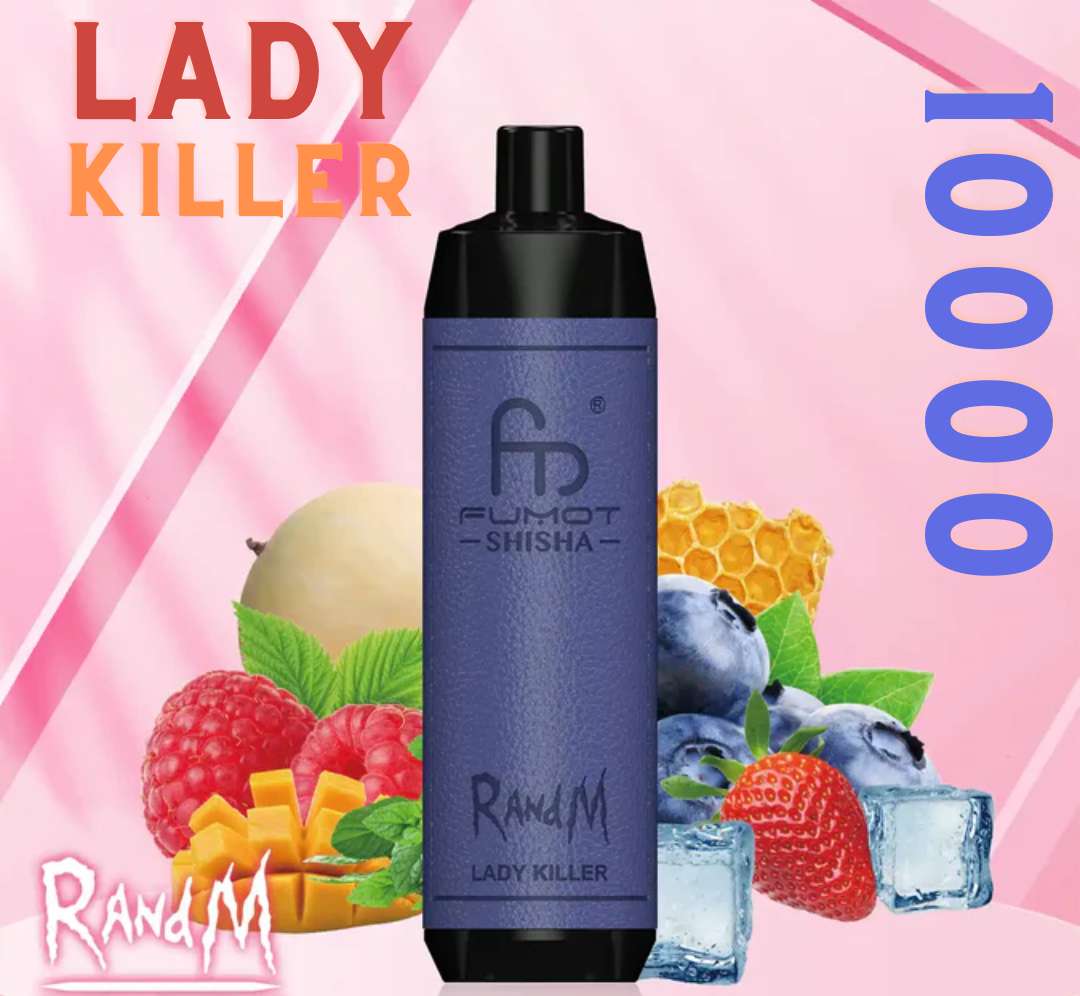 Randm Shisha Vape 10000 Lady Killer 🍈🍓🥭