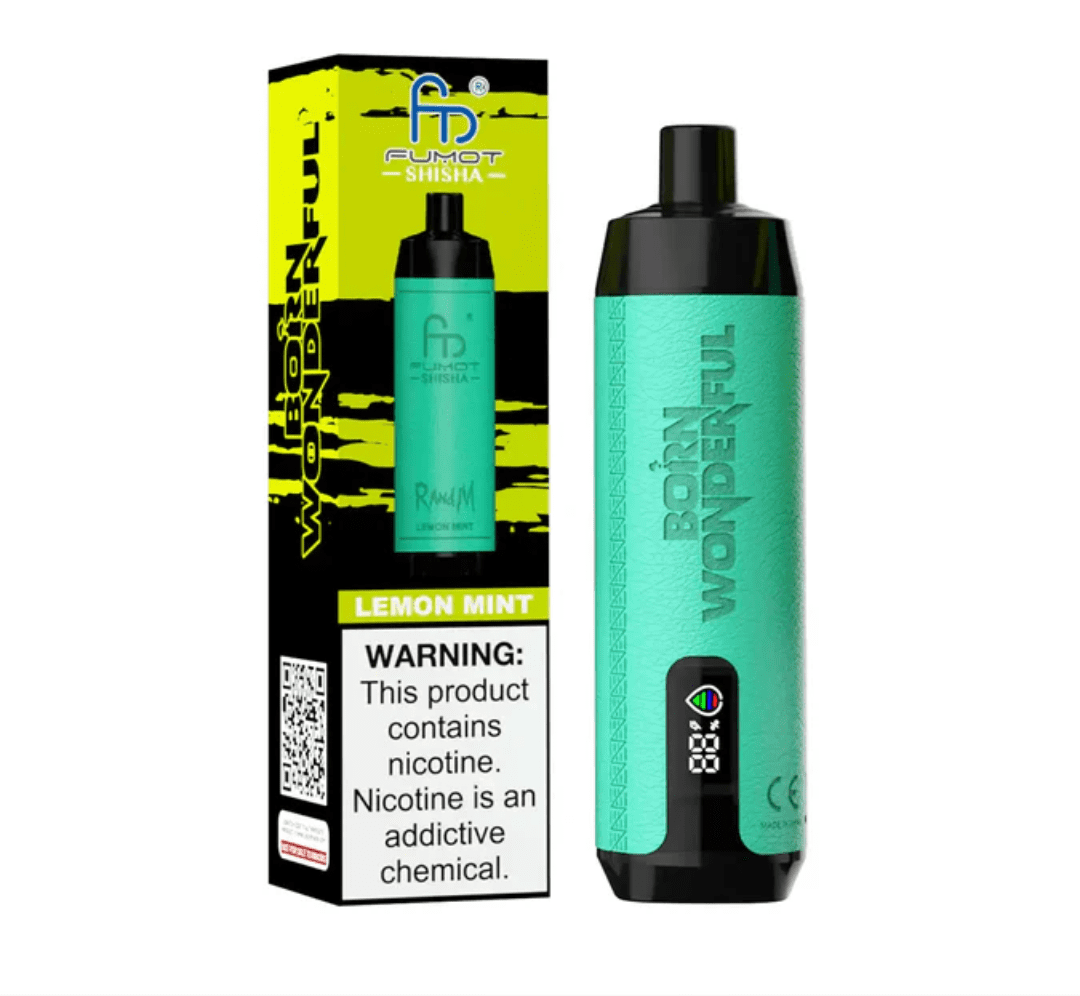 Randm Shisha Vape 10000 Lemon Mint 🍋🌿