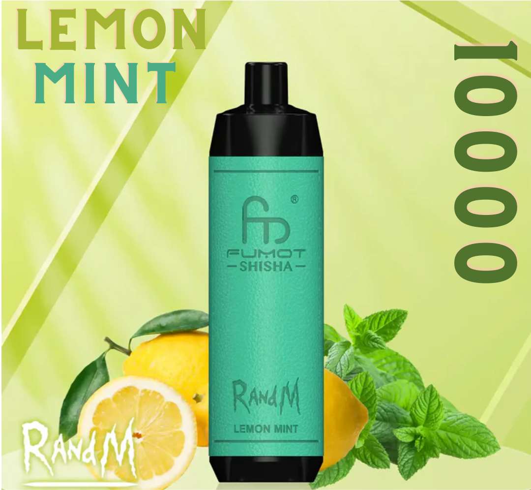Randm Shisha Vape 10000 Lemon Mint 🍋🌿