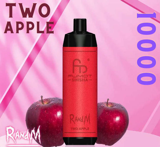Randm Shisha Vape 10000 Two Apple 🍎🍏