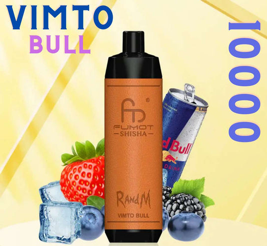 Randm Shisha Vape 10000 Vimto Bull 🍇⚡️