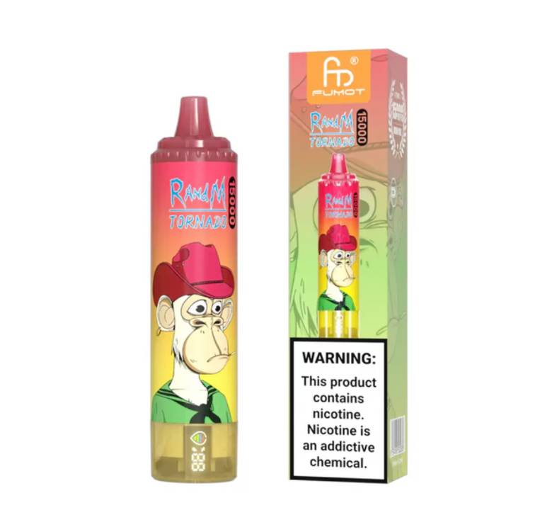 Randm Tornado Vape 15000 Apple Peach Pear 🍏🍑🍐