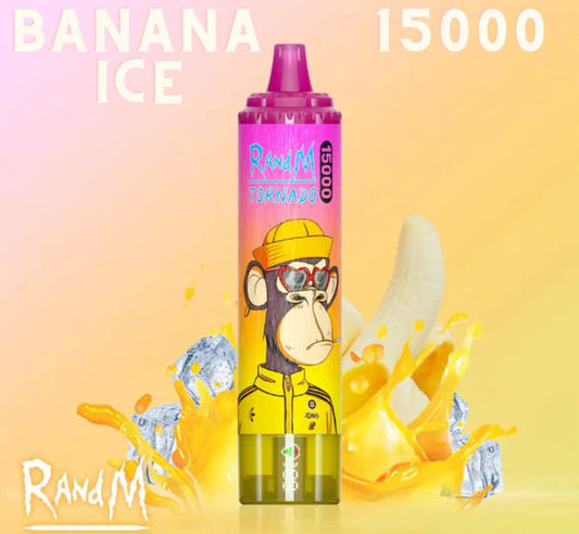 Randm Tornado Vape 15000 Banana Ice 🍌🧊