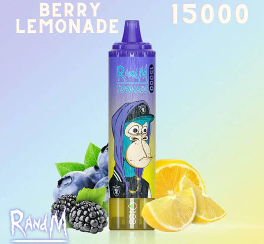 Randm Tornado Vape 15000 Berry Lemonade 🫐🍋🍹