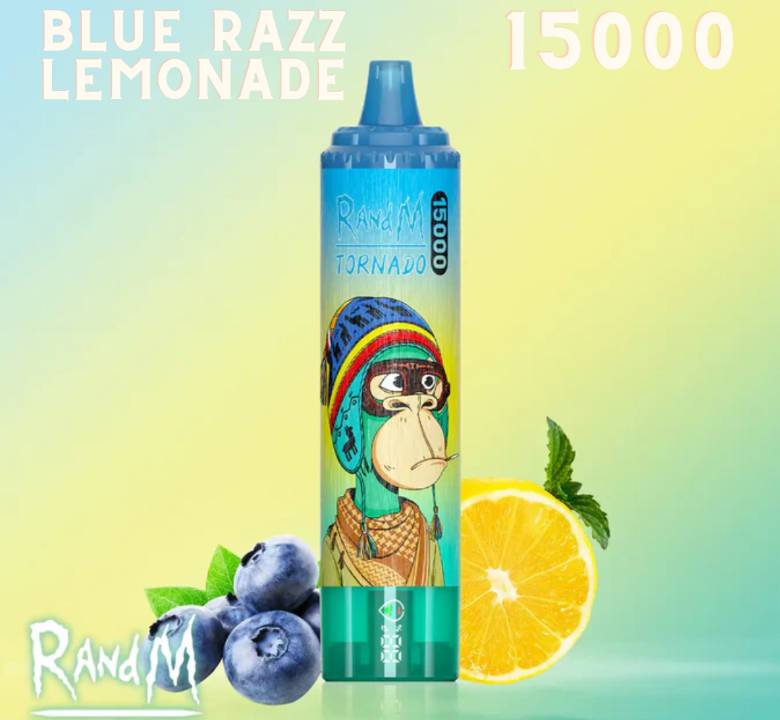 Randm Tornado Vape 15000 Blue Razz Lemonade 🫐🍋🍹