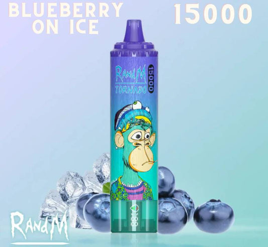 Randm Tornado Vape 15000 Blueberry On Ice 🫐🧊