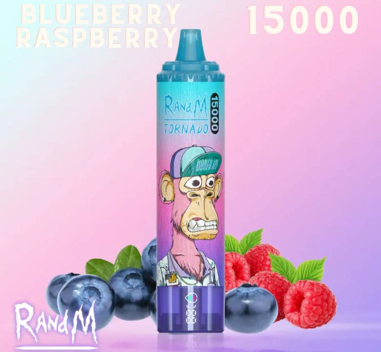 Randm Tornado Vape 15000 Blueberry Raspberry 🫐