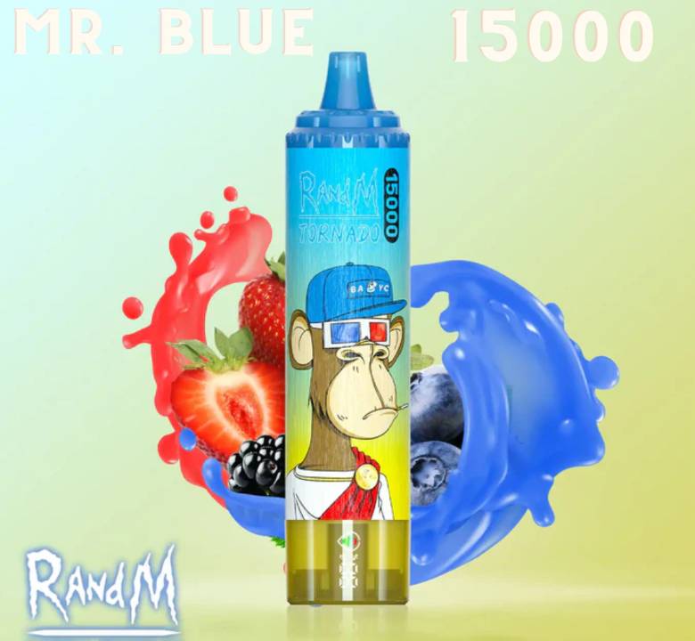 Randm Tornado Vape 15000 Mr Blue 🫐❓