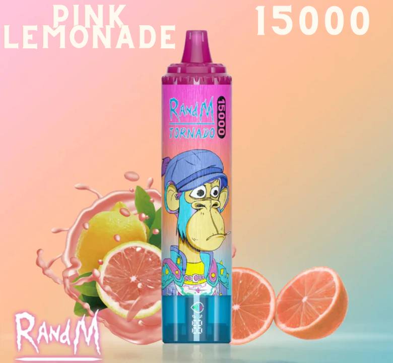 Randm Tornado Vape 15000 Pink Lemonade 💖🍋🍹