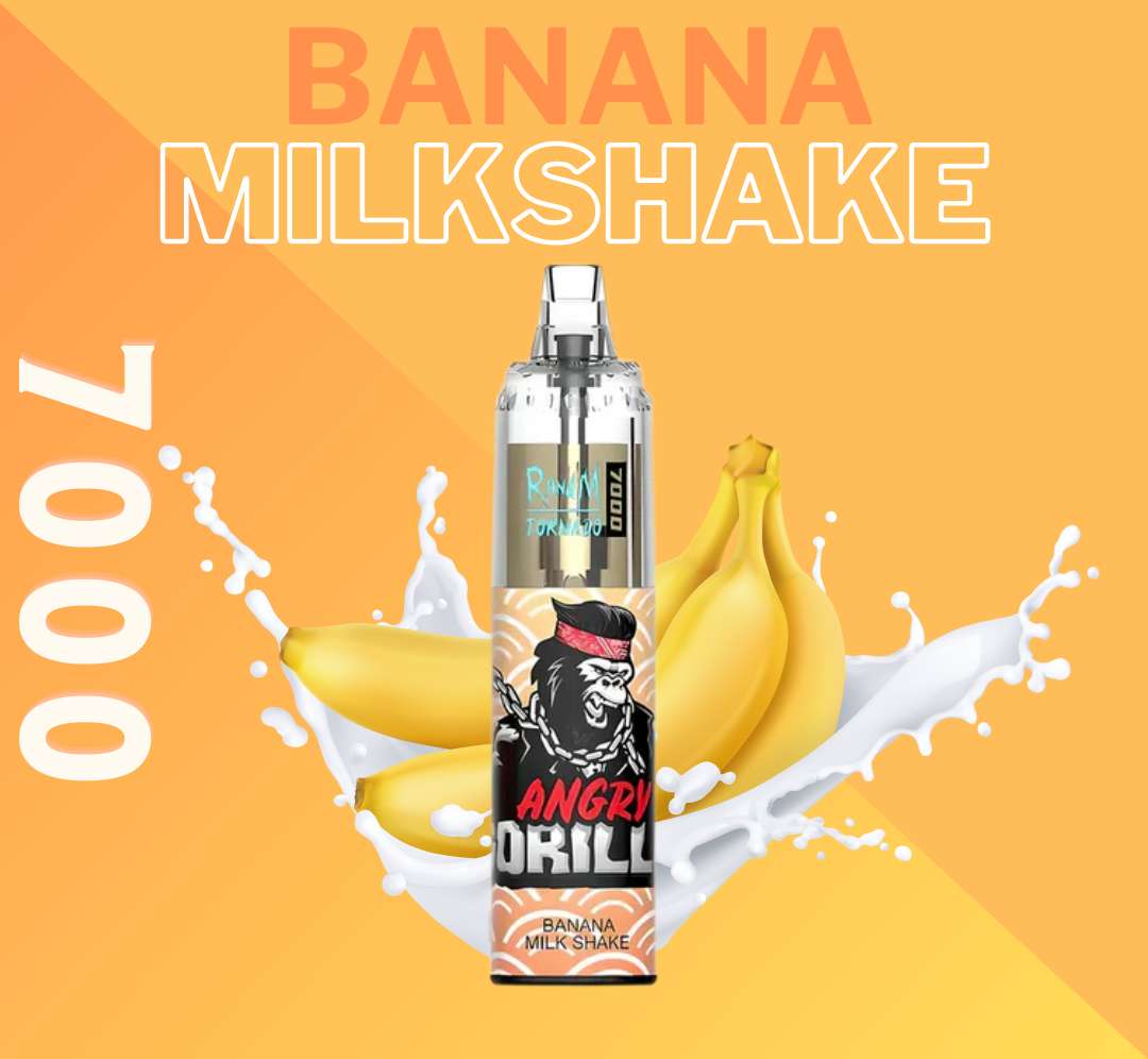 RandM Tornado Vape 7000 Banana Milkshake 🍌🥛